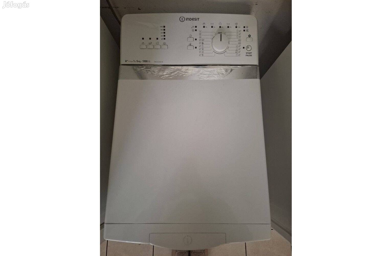 Használt Indesit ITW A 51052 W Felültöltős Mosógép [H16373] 3 hó gari